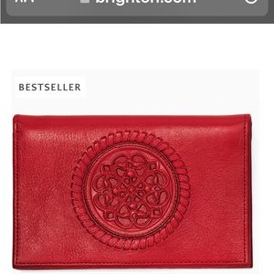 Brighton Ferrara Folio Wallet Red